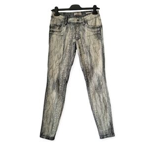 Guess Curve X Snakeskin Print Stretch Pants Jeggings size 28
